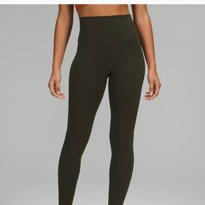 Lululemon dark olive aligns NEW WITHOUT TAG 23”